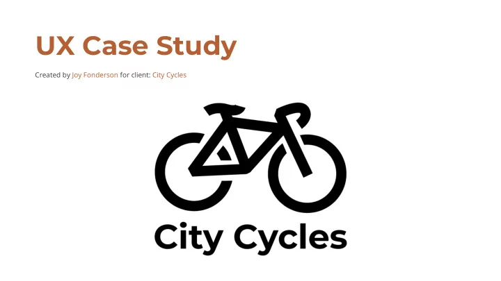 ux case study