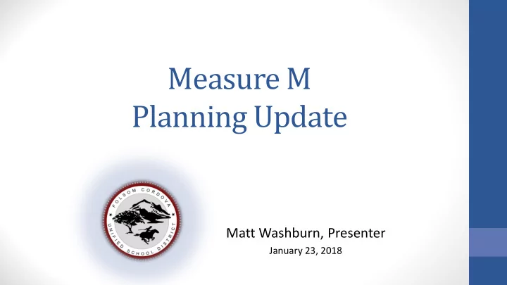 measure m
