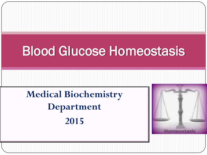 blood od gl gluc ucose e homeostasis ostasis