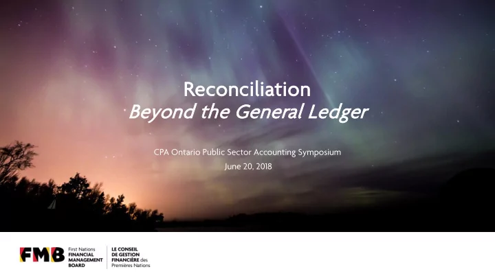 reconcil iliatio tion