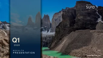 Q1  2 0 2 0  R E S U L T S  P R E S E N TAT I O N  TORRES DEL PAINE, CHILE  1  DISCLAIMER The