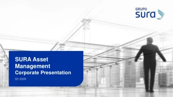 Management  Corporate Presentation  Q1-2020  Disclaimer The forward- looking statements contained