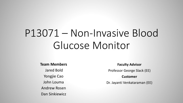p13071 non invasive blood