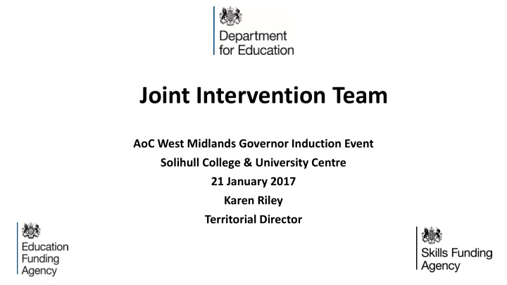 joint intervention team