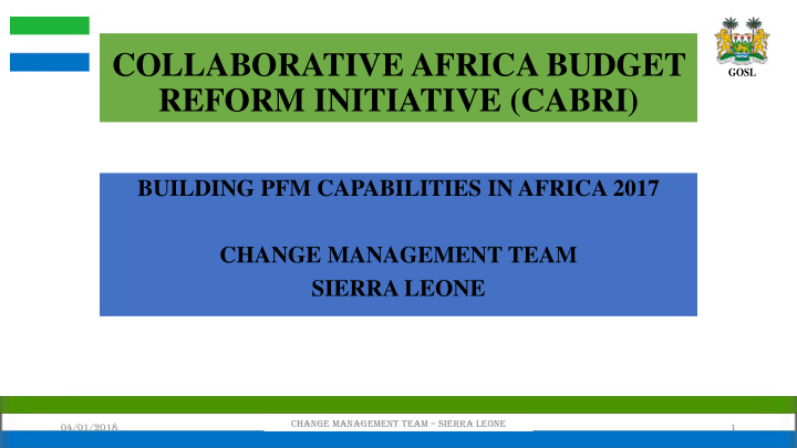 collaborative africa budget
