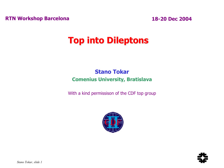 top into dileptons dileptons top into