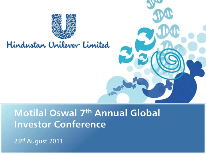 motilal oswal 7 th annual global investor conference
