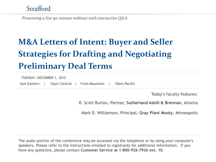 strategies for drafting and negotiating
