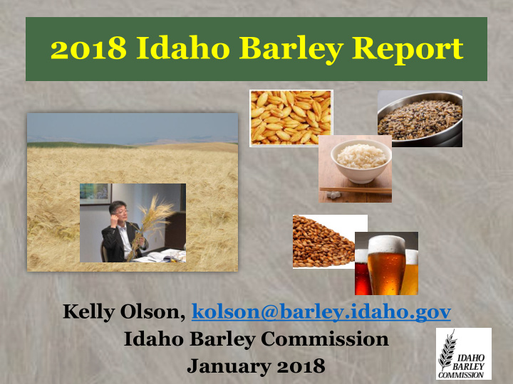 2018 idaho barley report