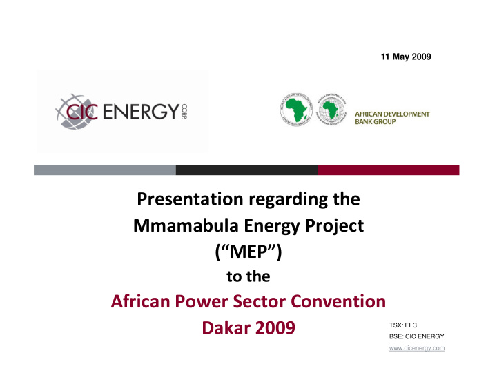 presentation regarding the mmamabula energy project mep