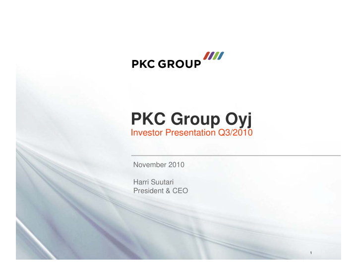 pkc group oyj