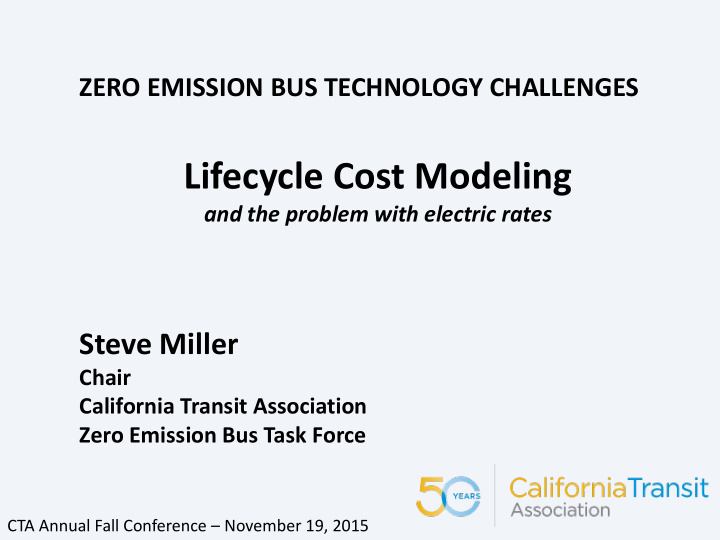 lifecycle cost modeling