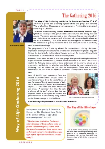 The Gathering 2016 The Way of Life Gathering held in Mt. St Annes on October 7 th &amp; 8 th