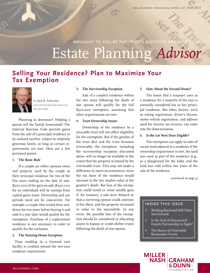 estate planning advisor