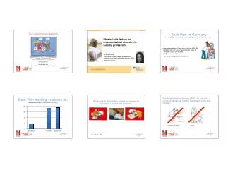 Back Pain in Germany   OECD Stat Germany 2012 data (October 20 2013), Hoffman et al.  Physical