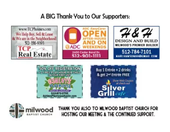 Lets Keep Our Neighborhood Safe &amp; Friendly!  Please Clear the Right of Way &amp;  l  l  h  h