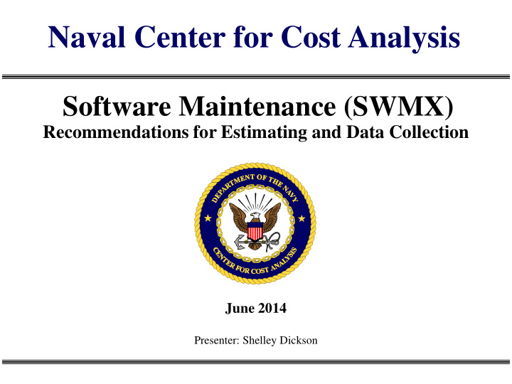 naval center for cost analysis