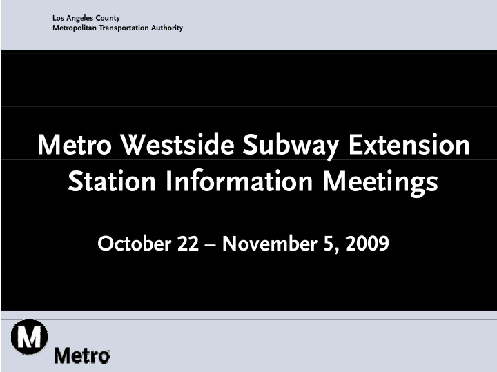 metro westside subway extension y station information