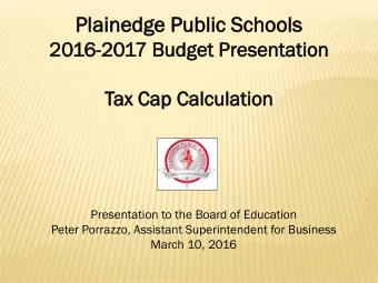 Pl  Plain  inedge  edge Pu  Public  ic Scho  chools  ols  2016-20  2017  7 Bu  Budget  t Pre