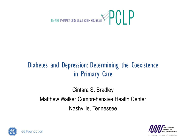 diabetes and depression determining the coexistence in