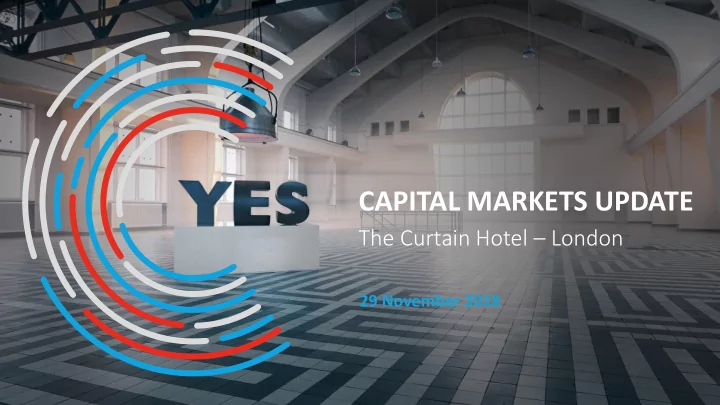 capital markets update