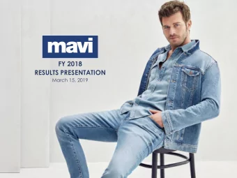 RESULTS PRESENTATION  March 15, 2019  0  0.13 / 0.33cm 0.13 / 0.33cm  (11.69)  (8.27)