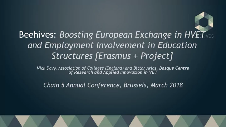 and employment involvement in education