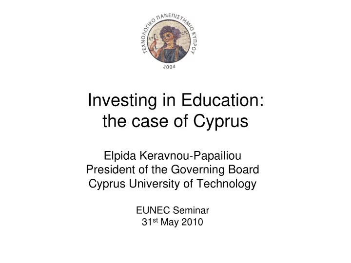 the case of cyprus