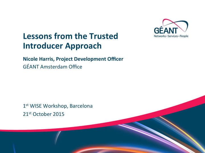 lessons from the trusted introducer approach