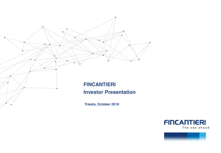 fincantieri investor presentation