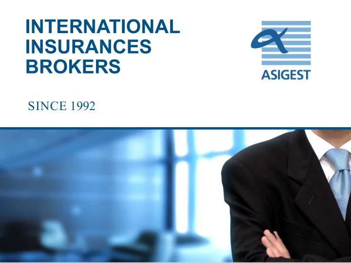 international insurances brokers
