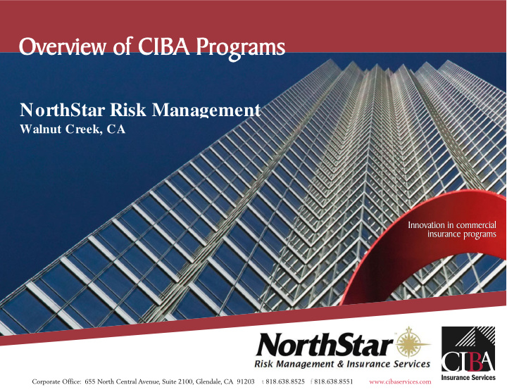 overview of ciba programs
