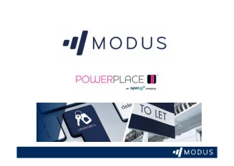 Modus? Who are they? Independently owned MGA Established in early 2015 CFC Underwriting Ltd