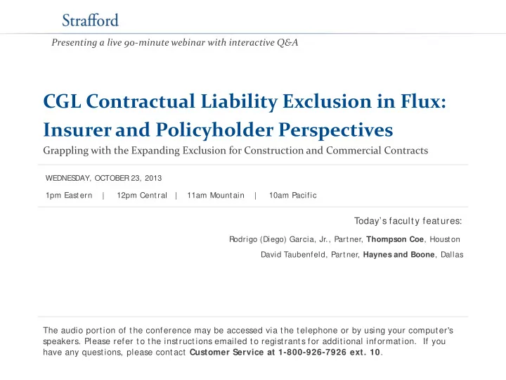 cgl contractual liability exclusion in flux insurer and