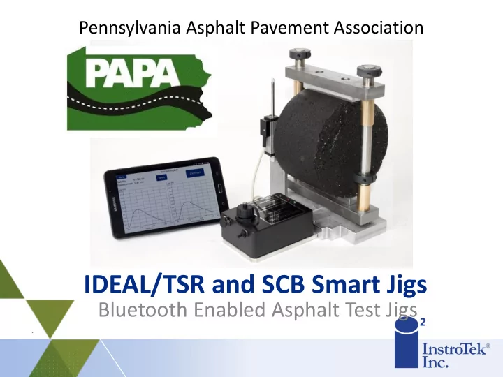 ideal tsr and scb smart jigs