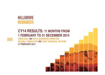 FINANCIAL RESULTS  STATEMENT OF PROFIT OR LOSS  Statement of Profit or Loss  11 months  12 months