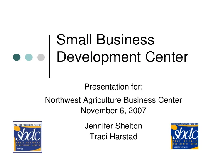 small business development center