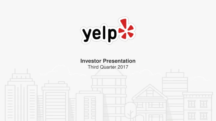 investor presentation