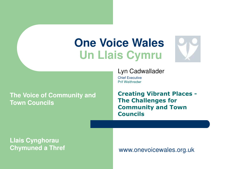 one voice wales