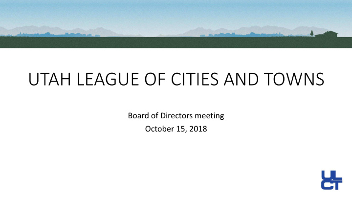 utah league of cities and towns