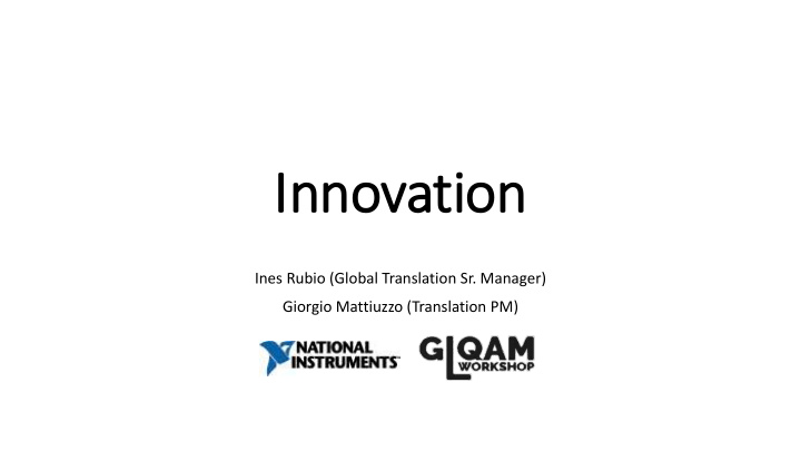 in innovation