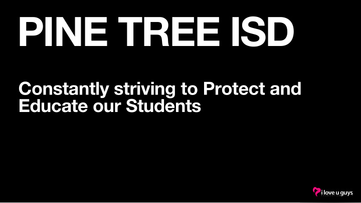 pine tree isd