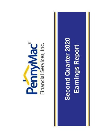 Second Quarter 2020  Earnings Report  Forward-Looking Statements  This presentation contains