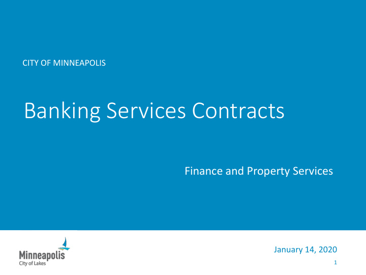 banking services contracts