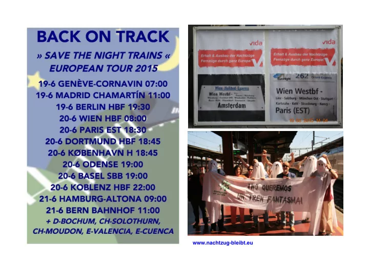 back on track eu nachtzug bleibt eu back on track