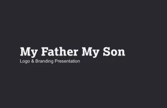 My Father My Son  Logo &amp; Branding Presentation  Logo  MFMS: Logo &amp; Branding Presentation