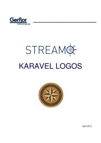 KARAVEL LOGOS  April 2013