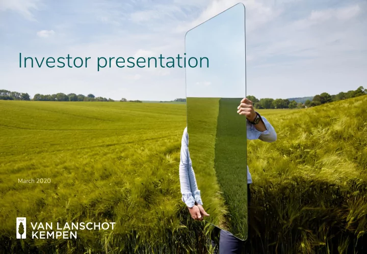 investor presentation