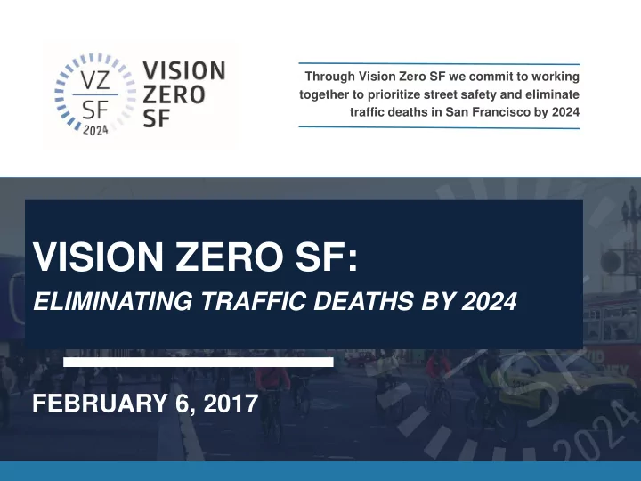 vision zero sf