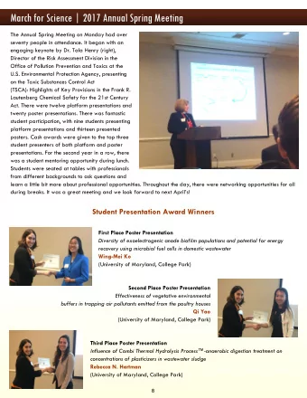 March for Science | 2017 Annual Spring Meeting  The Annual Spring Meeting on Monday had over